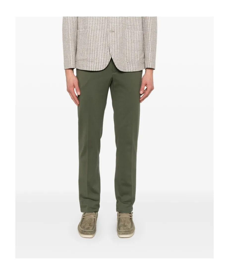 Piqu-Weave Trousers