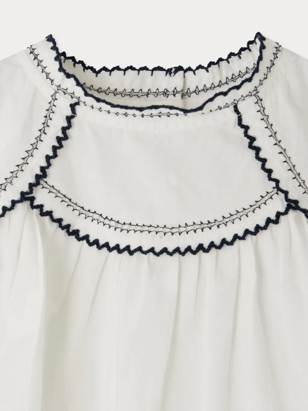 Eldorada Dress In Embroidered Poplin
