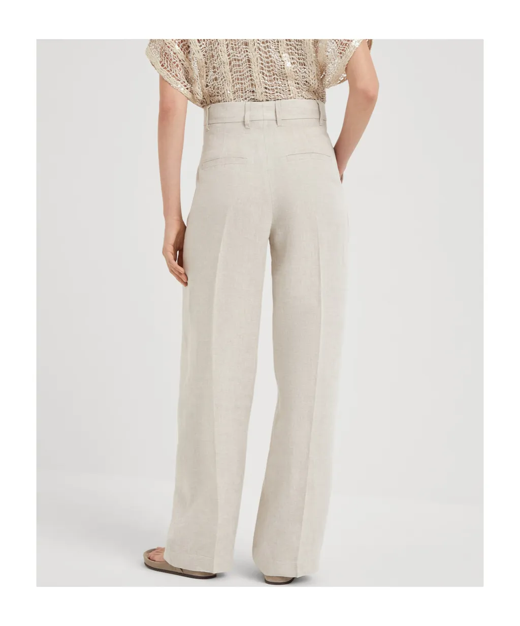 Straight-Leg Trousers
