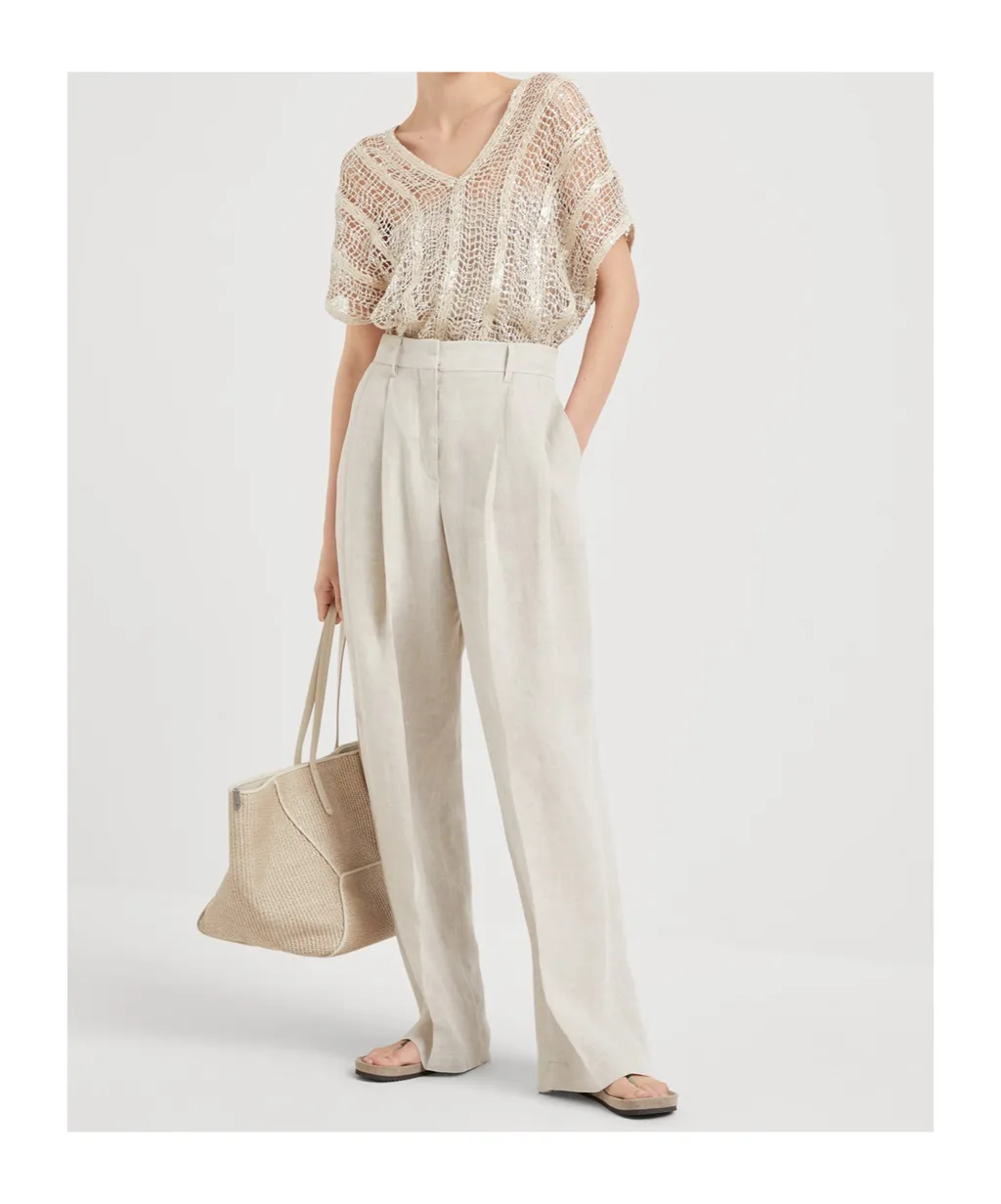 Straight-Leg Trousers