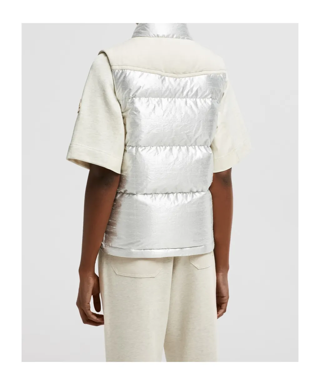 Moncler Grenoble Pinchot Lamé Down Vest