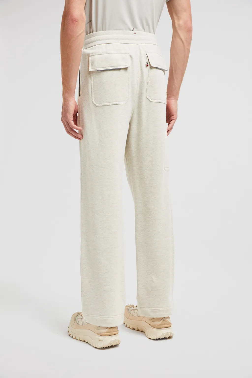 Embossed Logo Cotton Track Pants