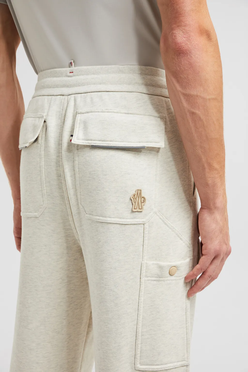 Embossed Logo Cotton Track Pants