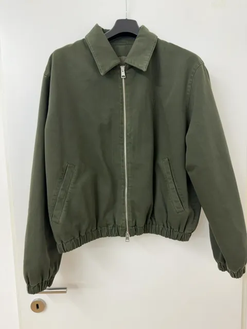 Ami Elasticated Hem Zipped Jacket