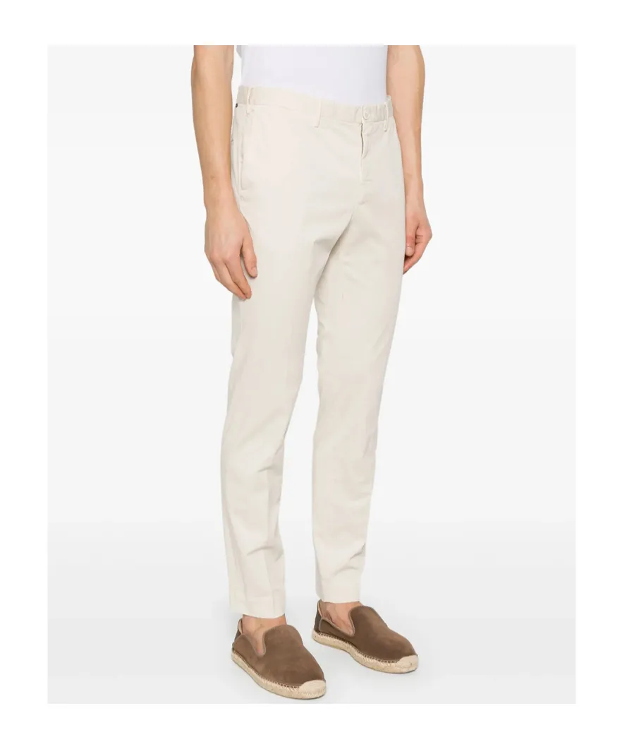 Incotex Pressed-Crease Tapered Trousers