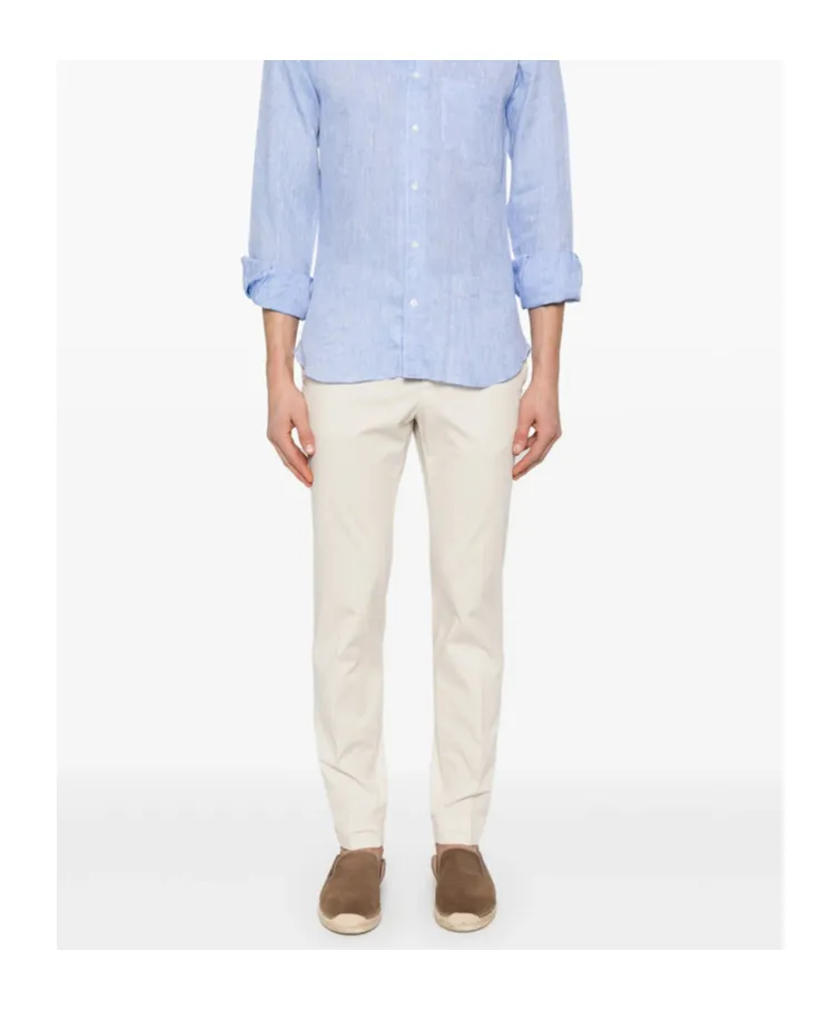 Incotex Pressed-Crease Tapered Trousers