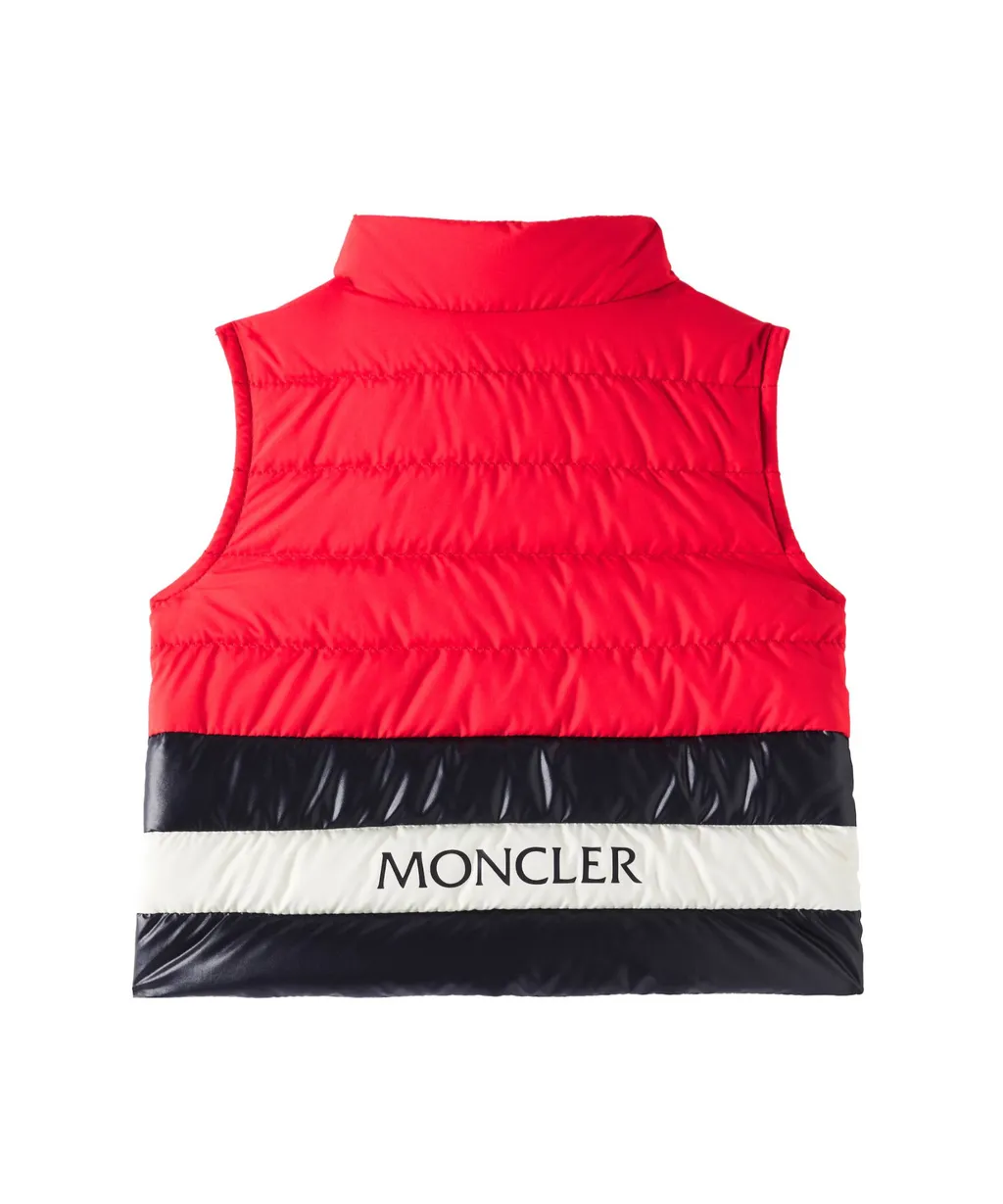 Moncler Enfant Logo Patch Cliff Gilet