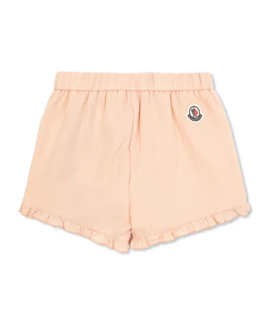 Moncler Enfant Ruffled Hem Shorts