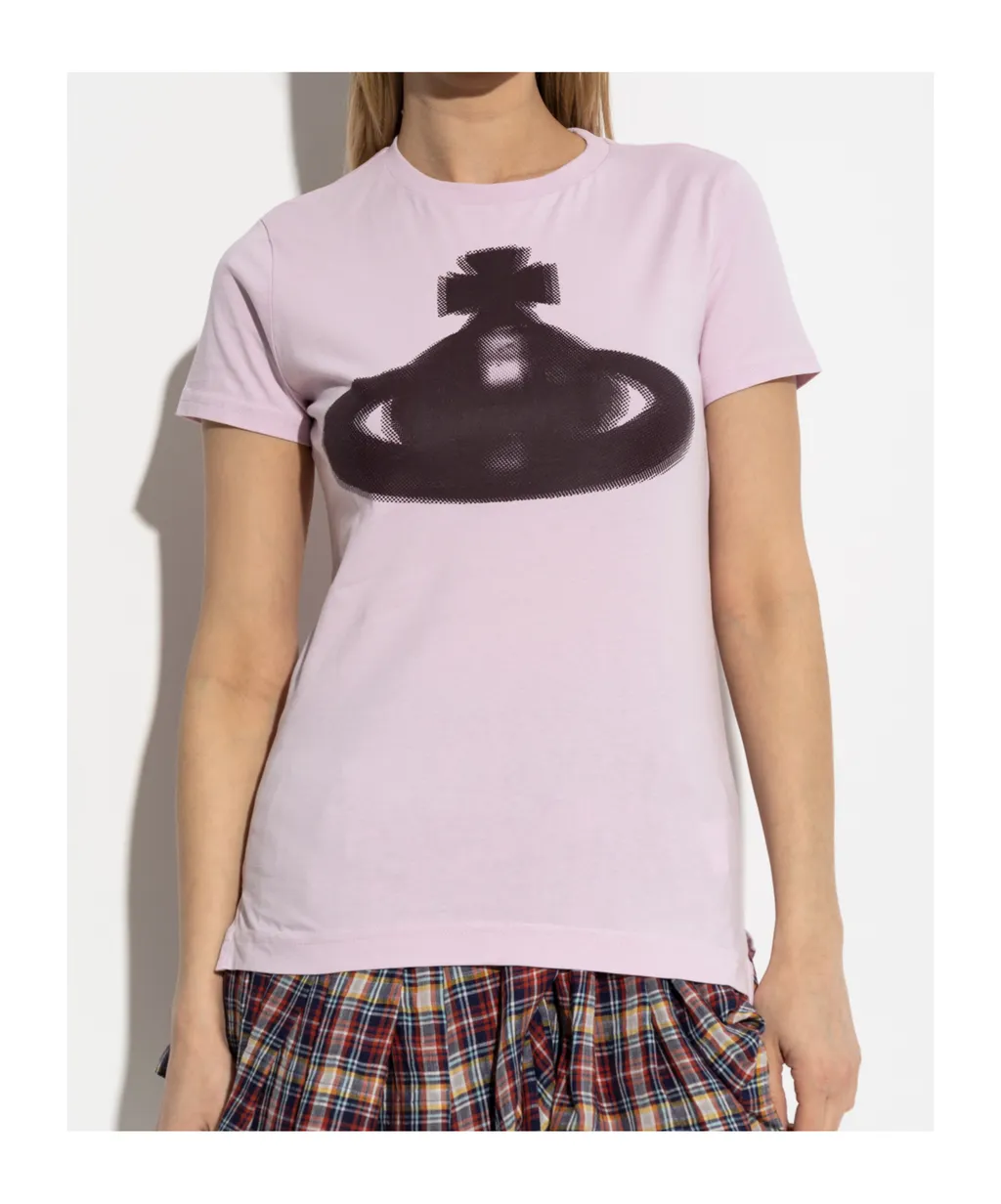 Vivienne Westwood Orb Printed Crewneck T-Shirt