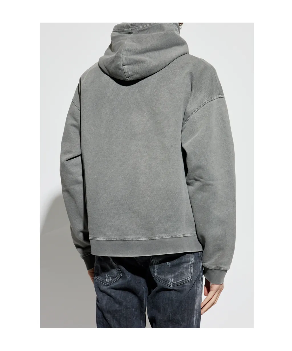 Dsquared2 Logo Printed Drawstring Hoodie