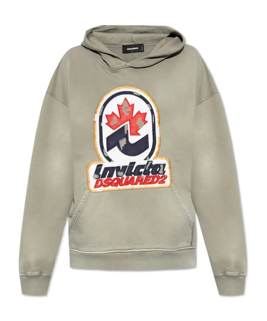 Dsquared2 Logo Patch Hoodie
