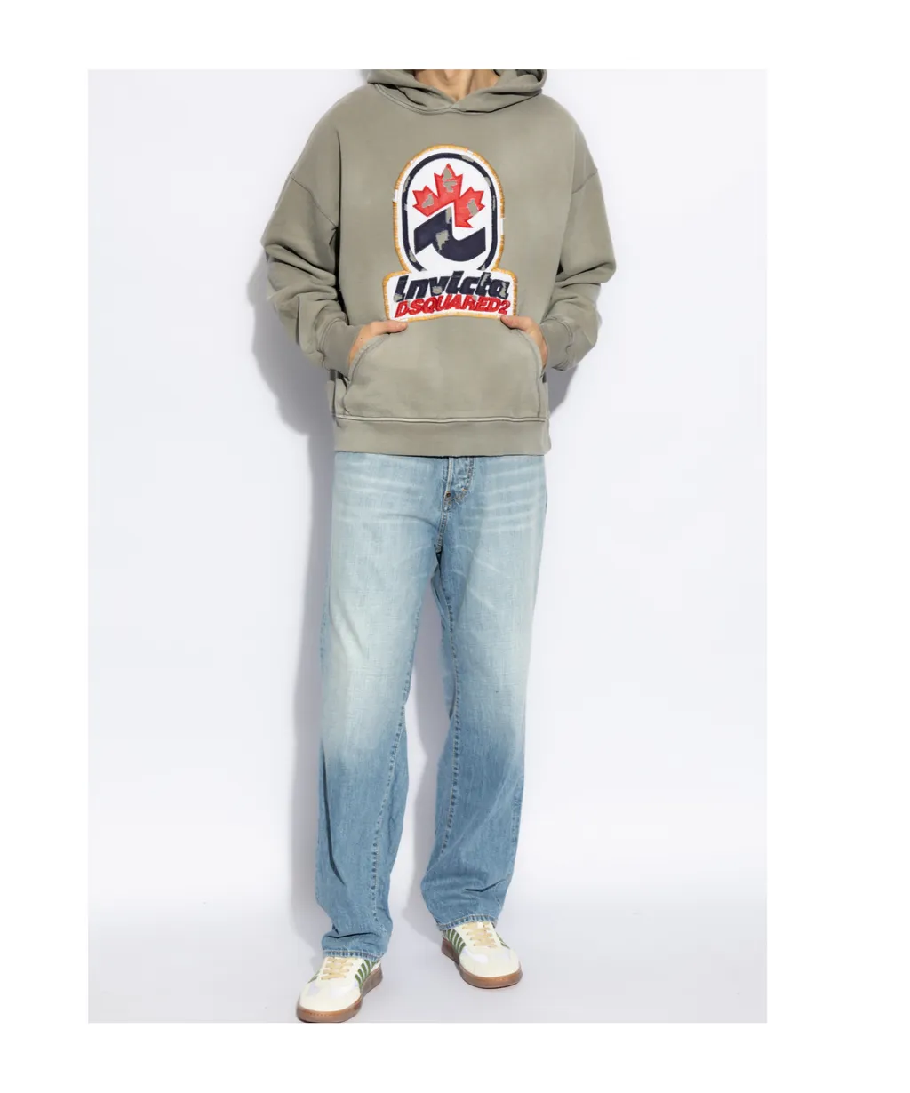 Dsquared2 Logo Patch Hoodie