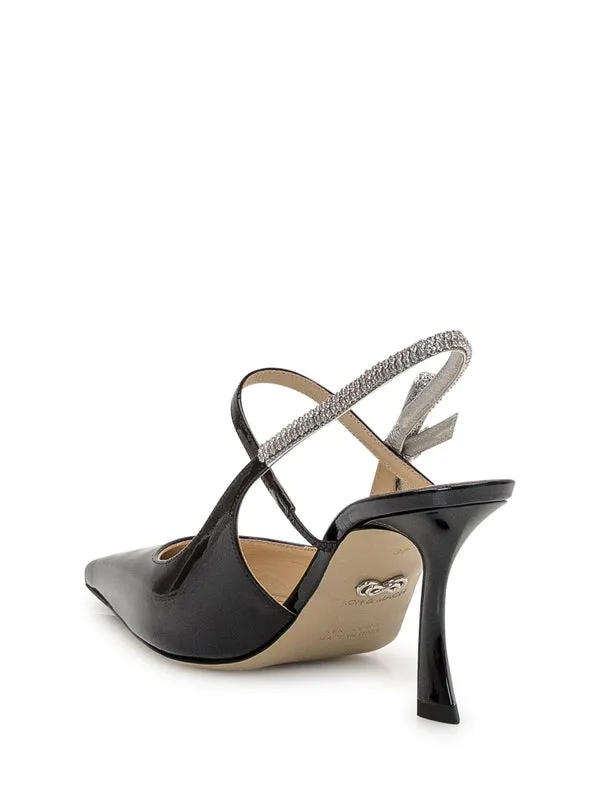 Mach & Mach Embellished Pointed Toe Pumps