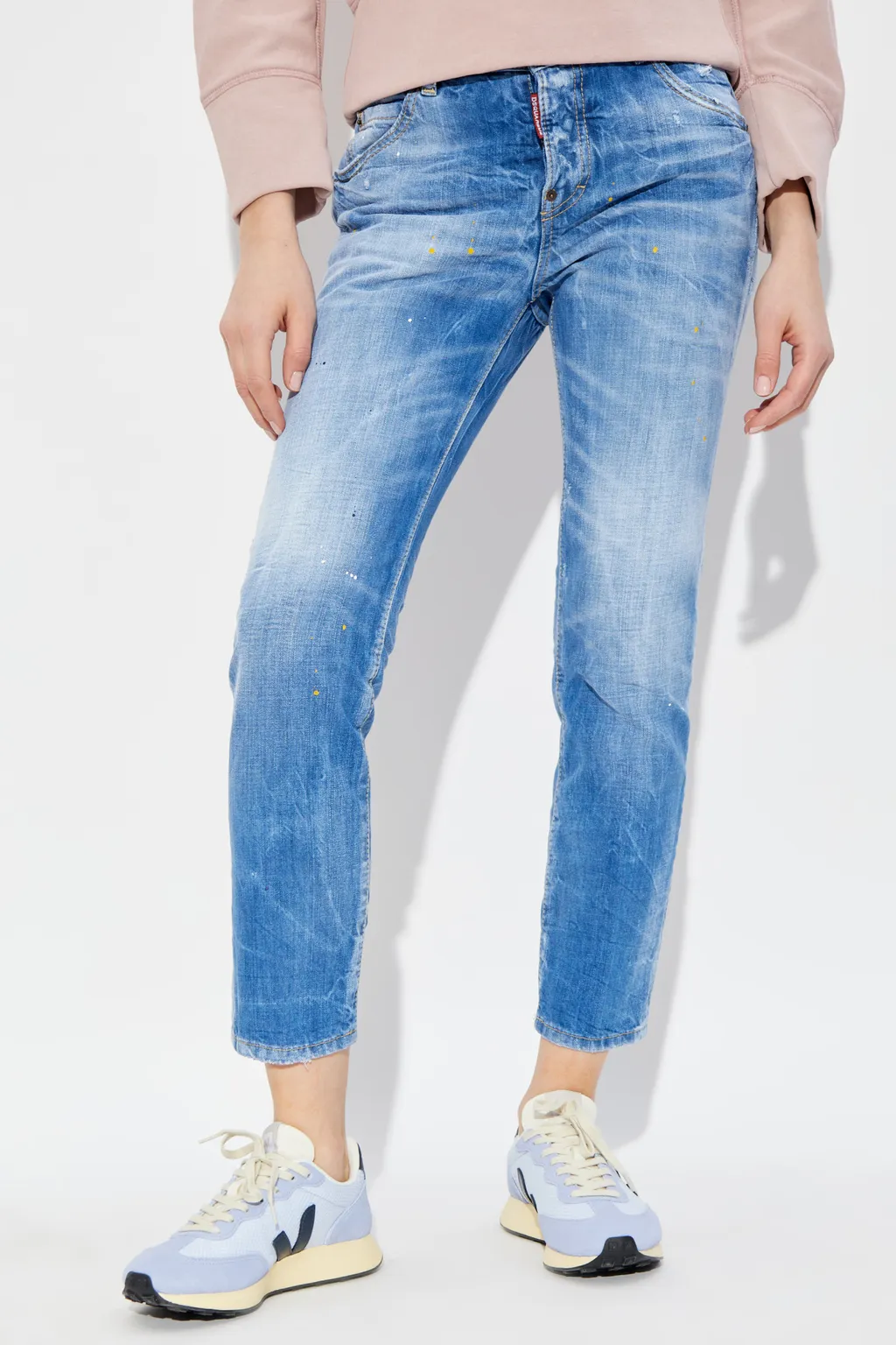 Dsquared2 Low-Rise Slim Fit Jeans