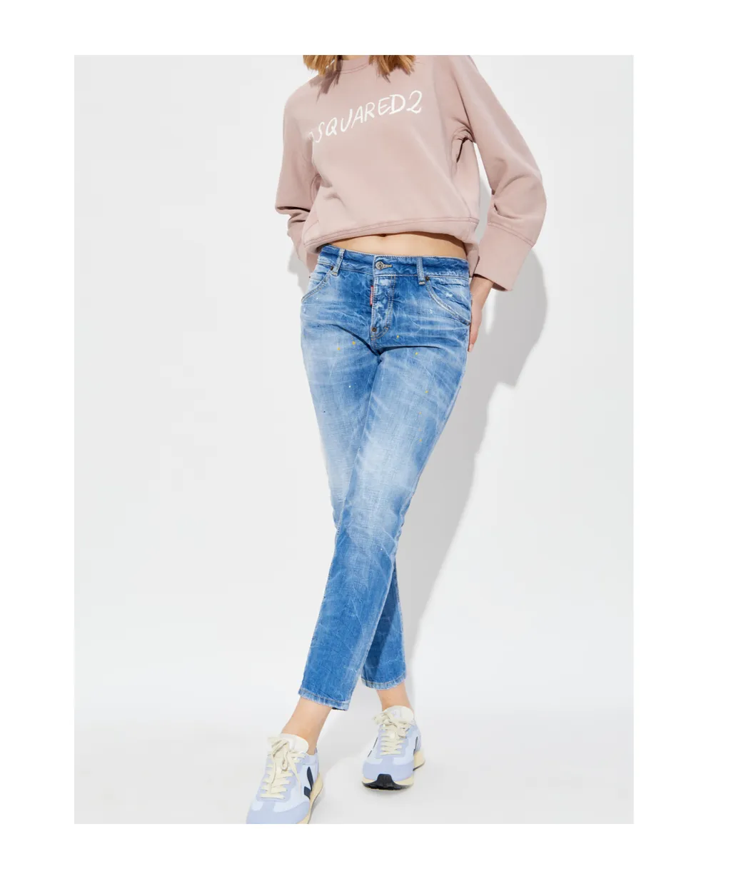 Dsquared2 Low-Rise Slim Fit Jeans