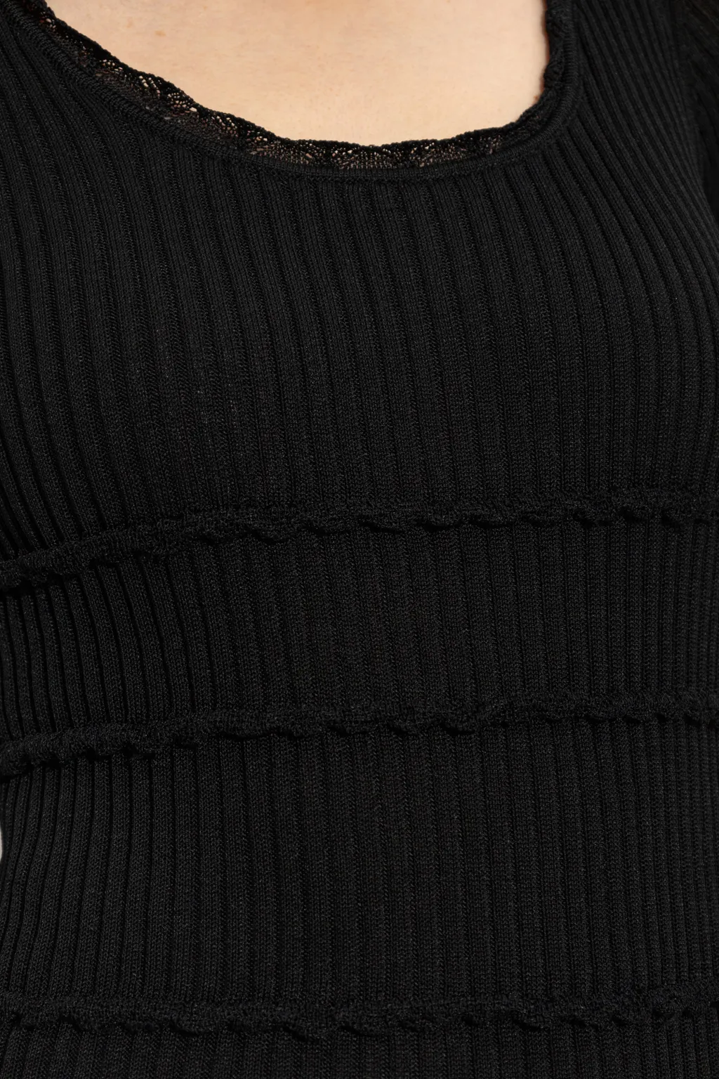 Dsquared2 Short-Sleeved Midi Ribbed Dress