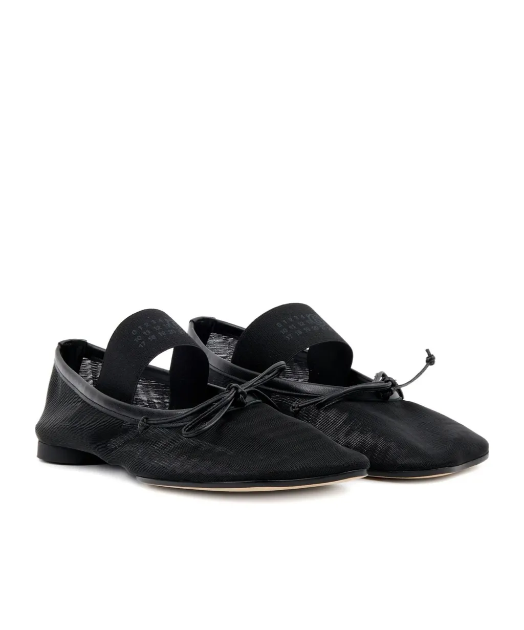 Mm6 Maison Margiela Bow Detail Ballet Shoes