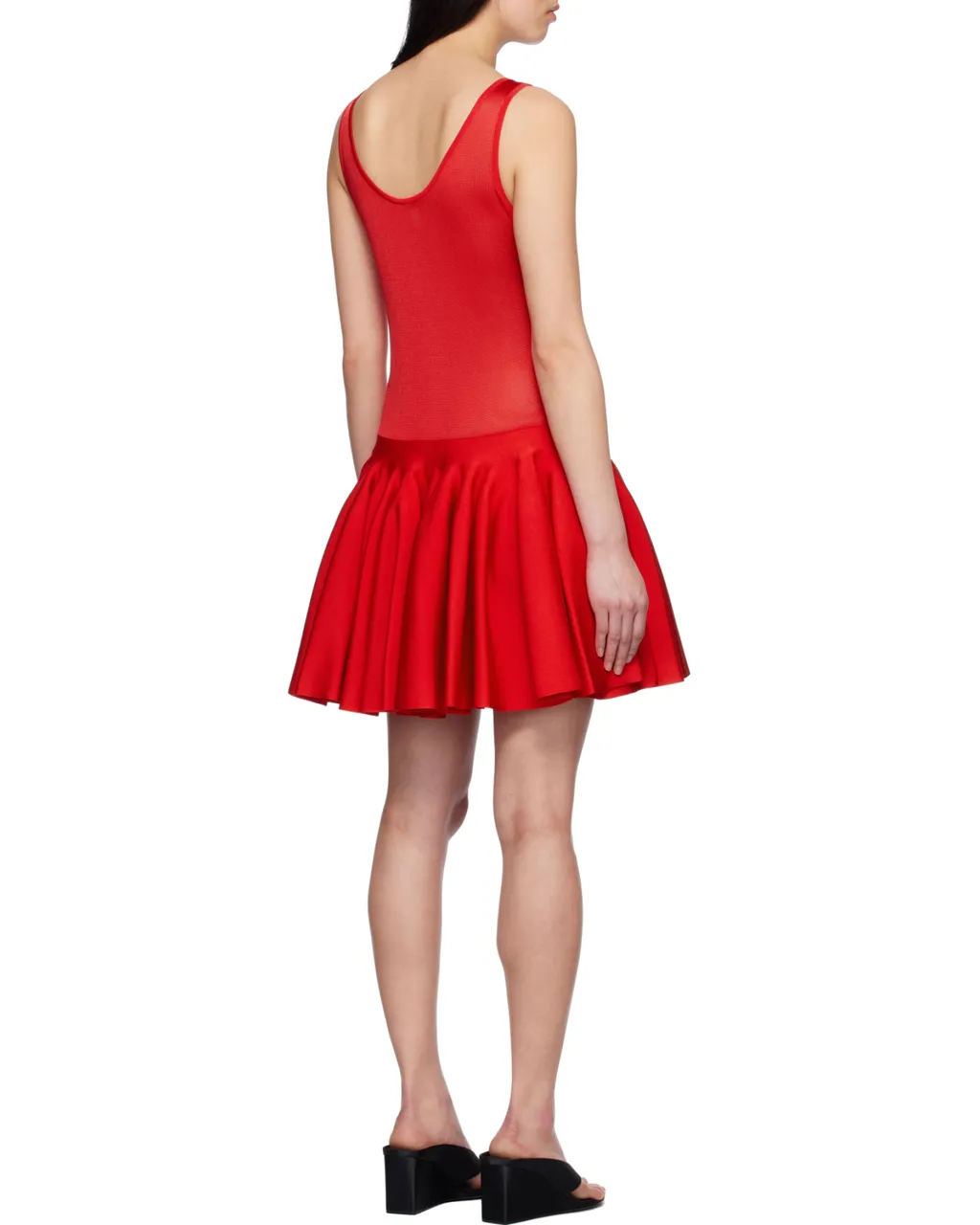 Knitted Godet Mini Dress