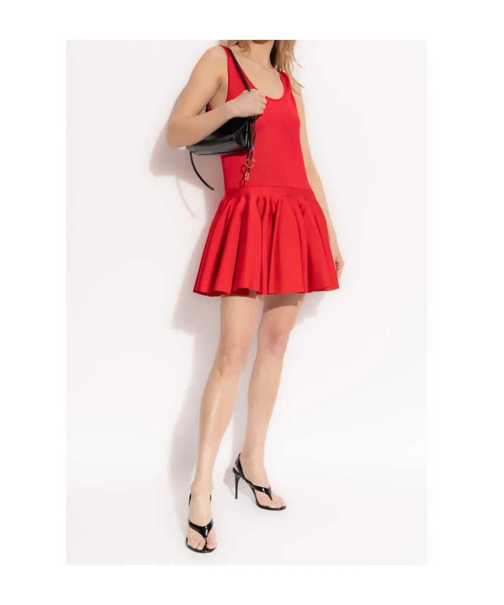 Knitted Godet Mini Dress