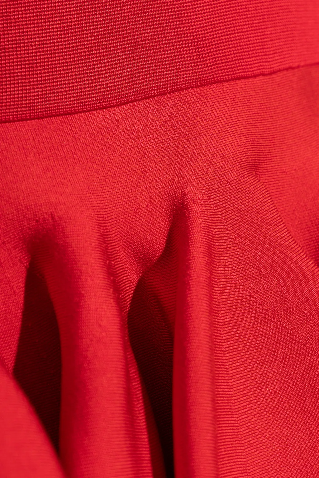 Knitted Godet Mini Dress