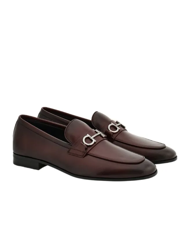 Gancini Embellished Loafers
