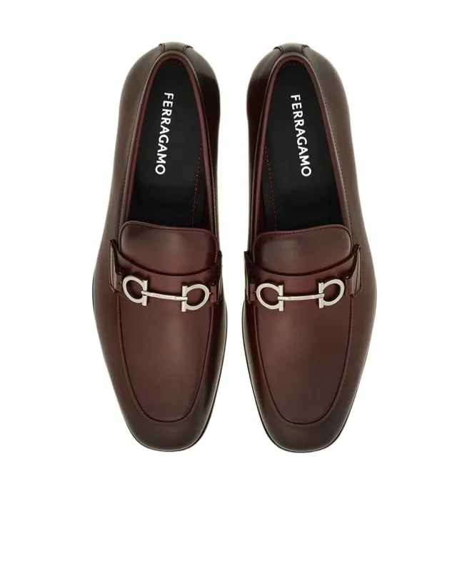Gancini Embellished Loafers