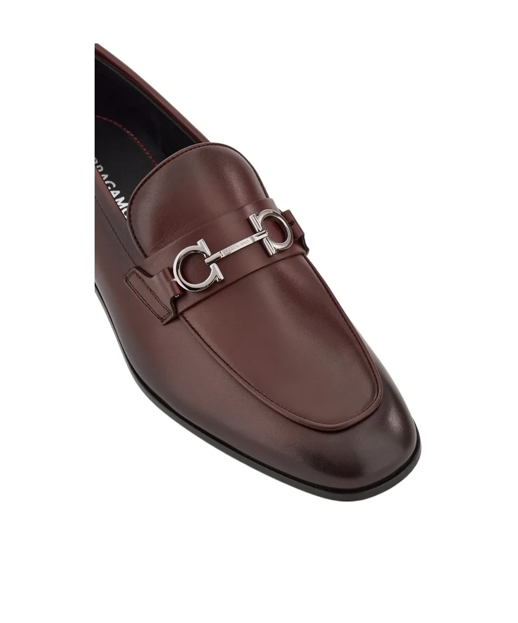 Gancini Embellished Loafers