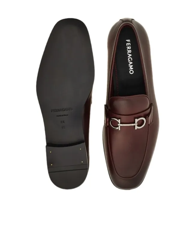 Gancini Embellished Loafers