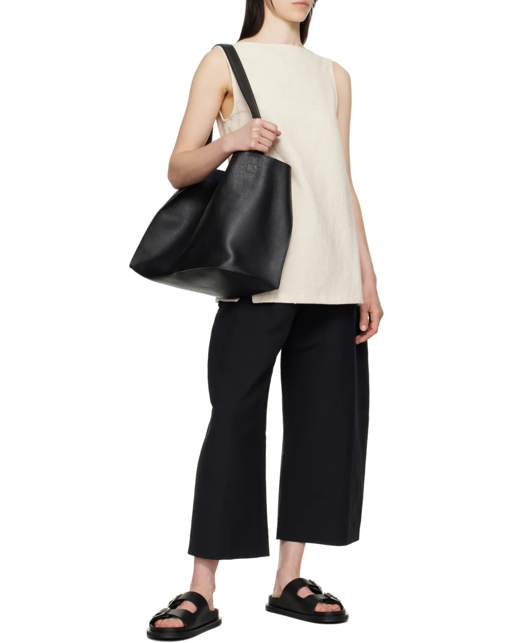 Boat-Neck Sleeveless Top