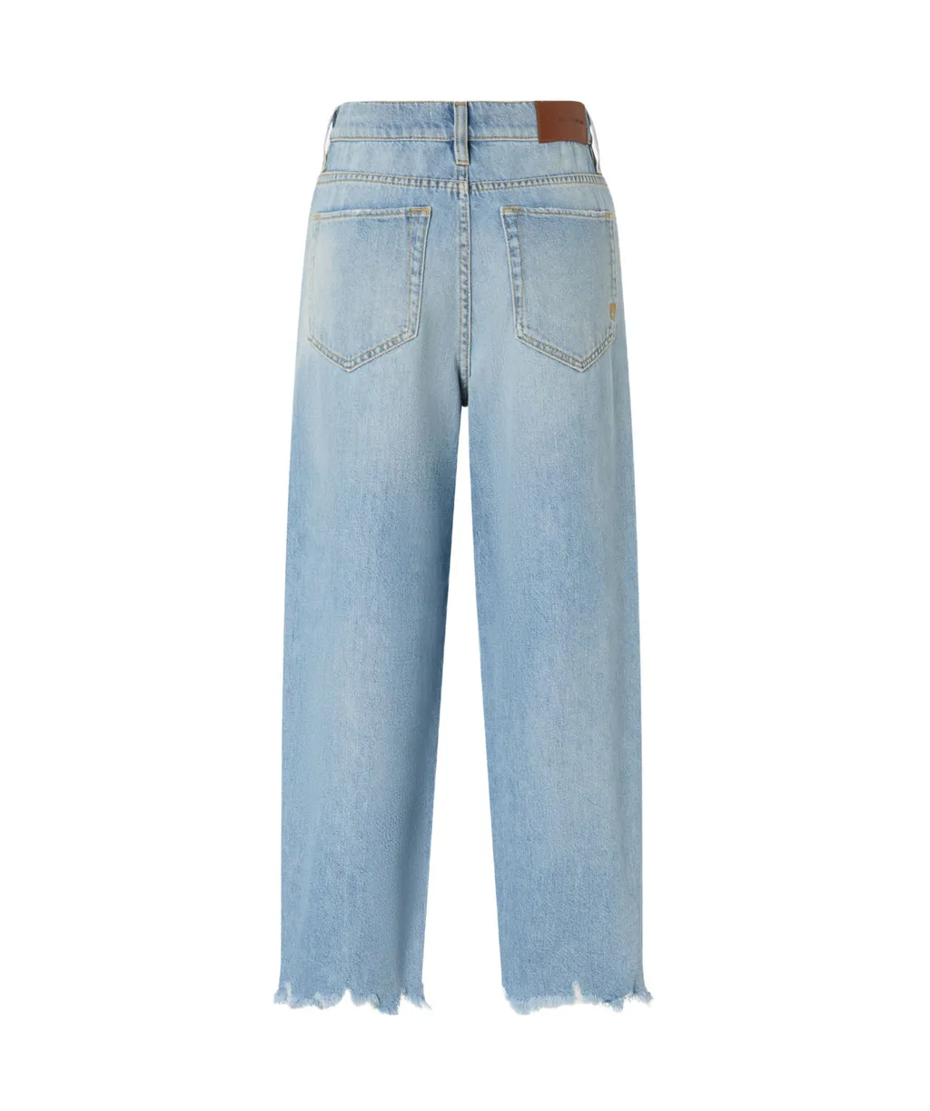 Pinko Frayed Hem Baggy Jeans