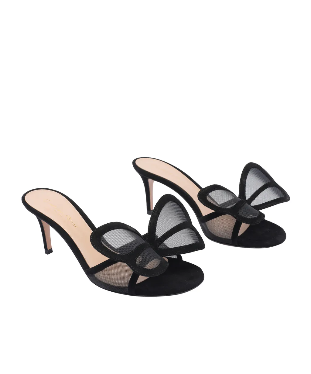 Gianvito Rossi Bow Accent Sandals
