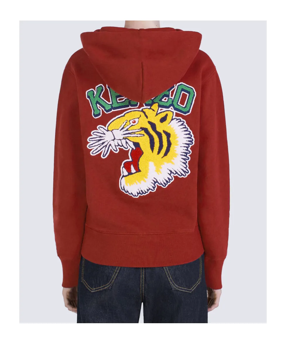 Oversized Hoodie Tiger Varsity