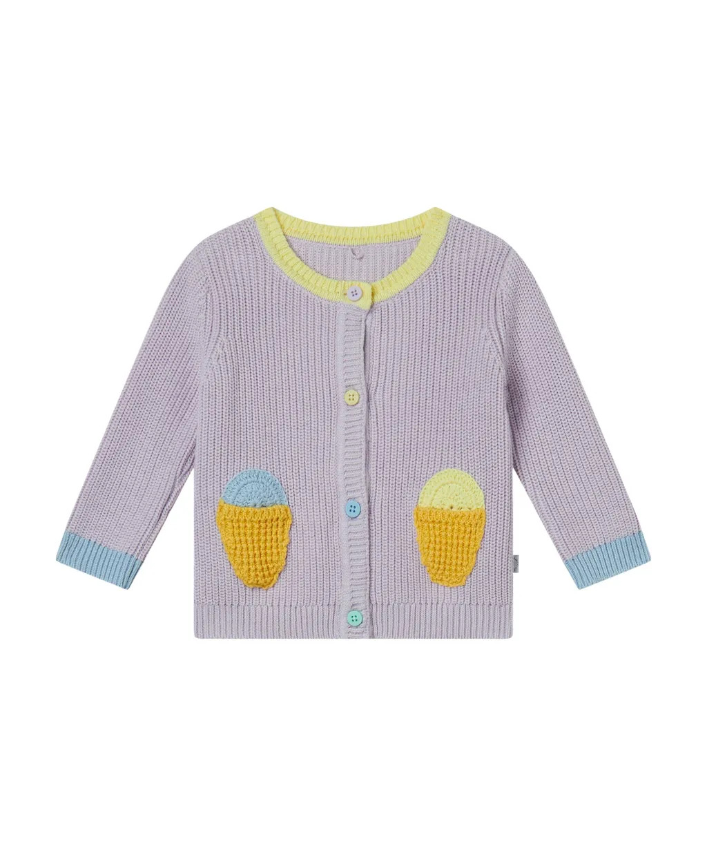 Stella Mccartney Kids Ice-Cream Motifs Crewneck Cardigan