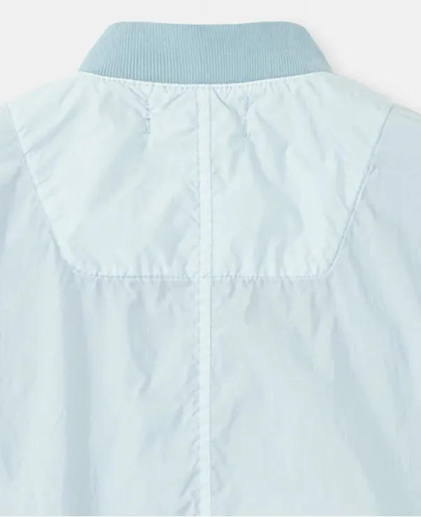 Wind-Resistant Bomber Jacket With Anti-Dirop