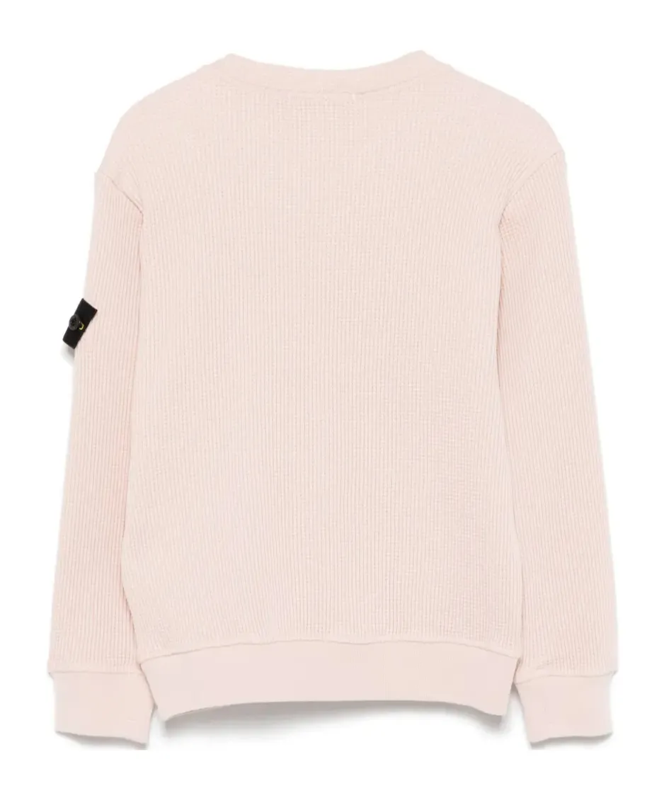 Stone Island Junior Crewneck Sweatshirt With Logo