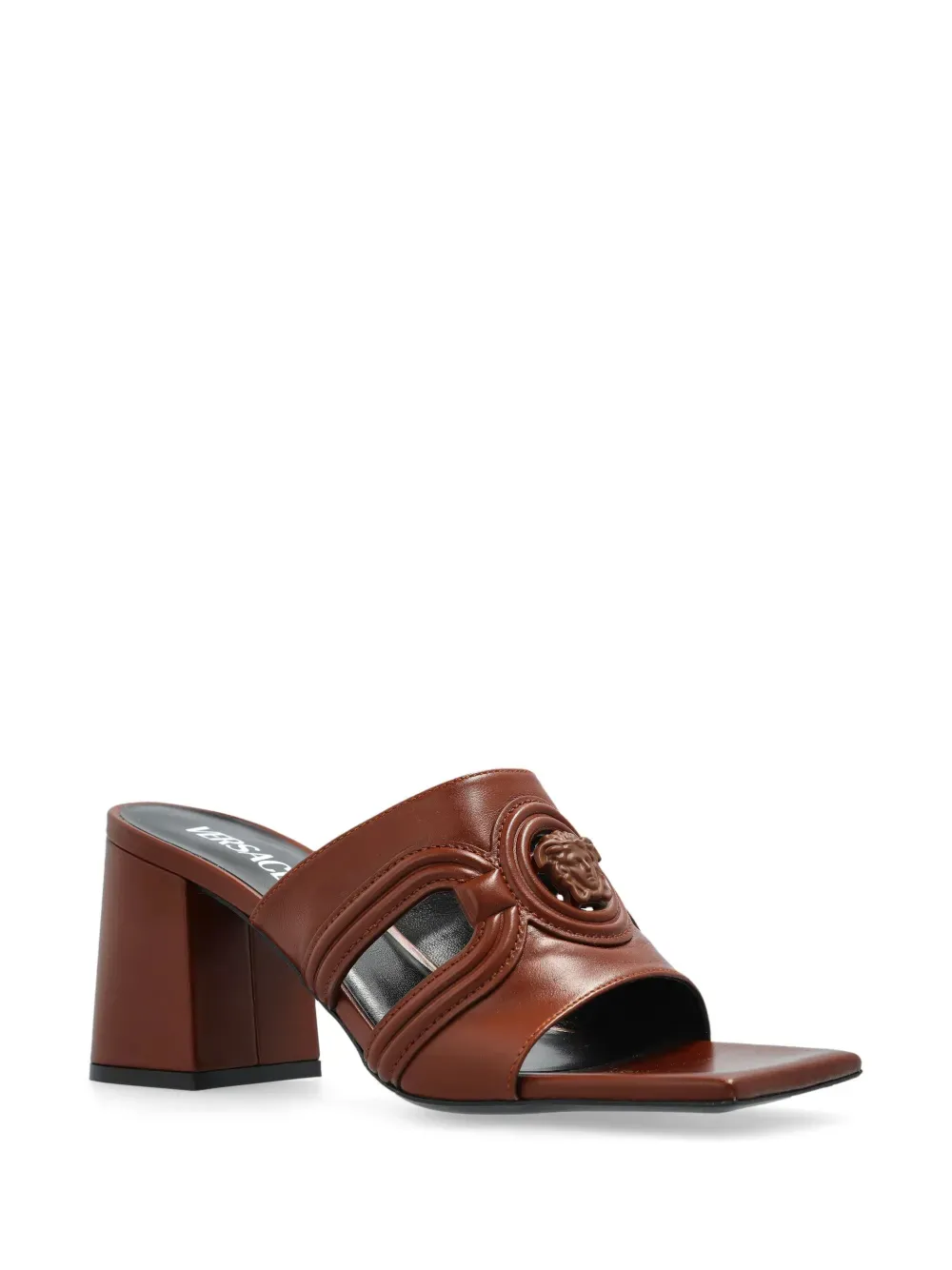 Versace Heeled Slip-On Sandals