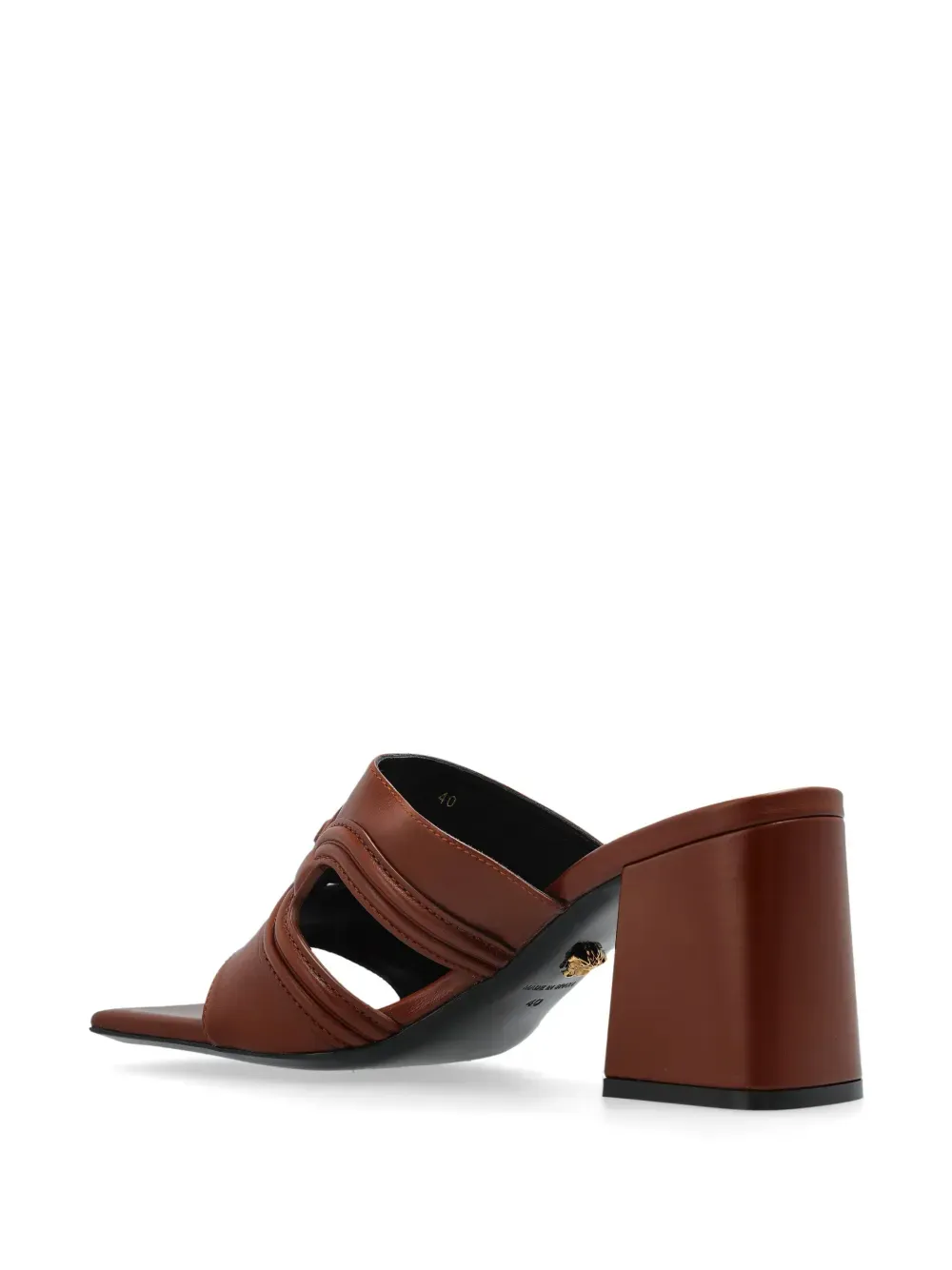 Versace Heeled Slip-On Sandals