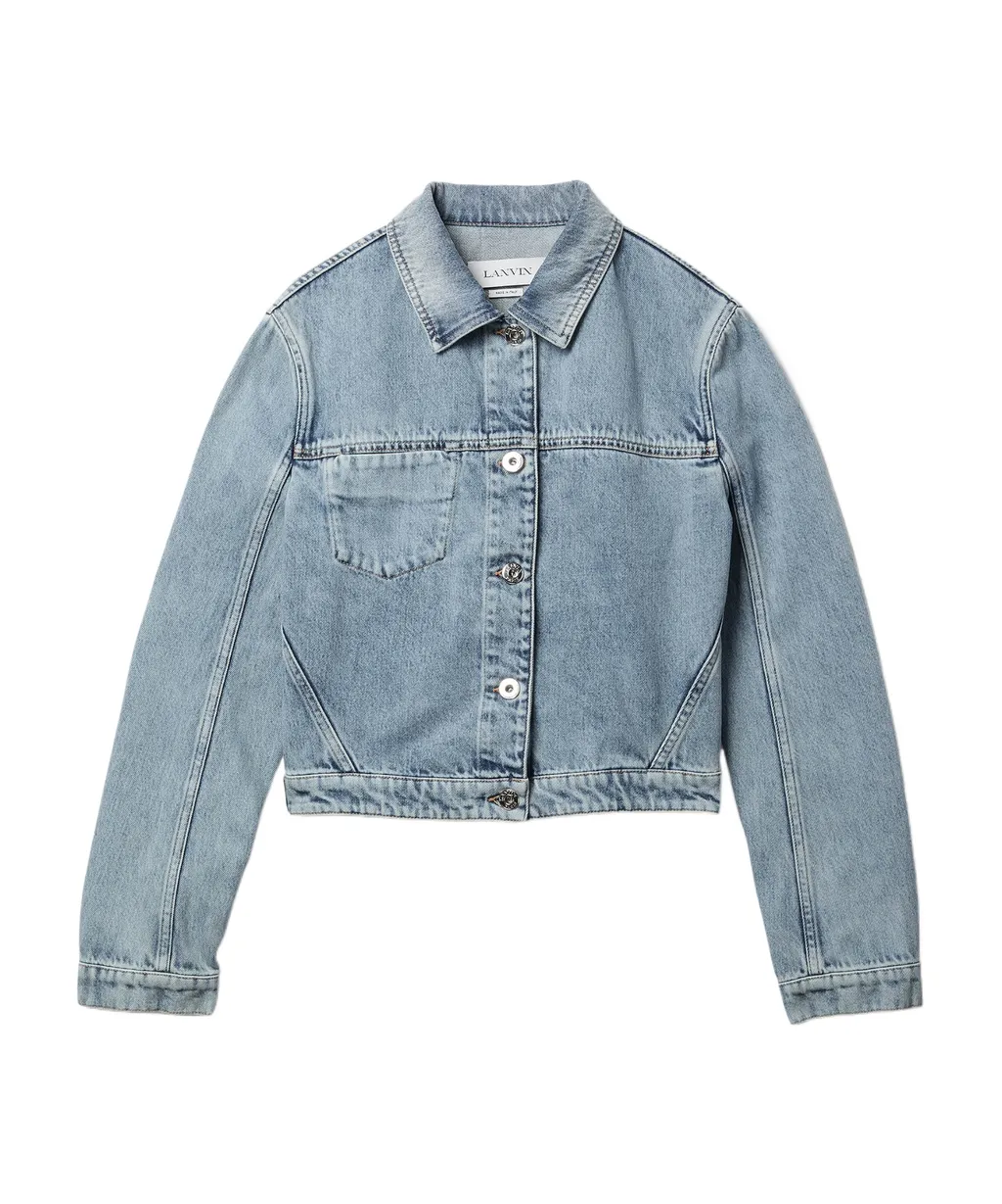 Lanvin Long Sleeved Denim Jacket