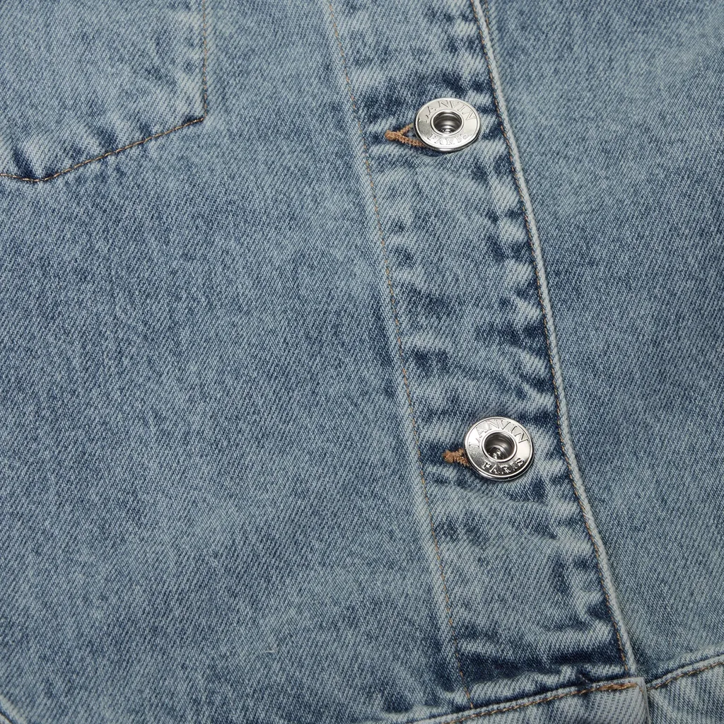 Lanvin Long Sleeved Denim Jacket