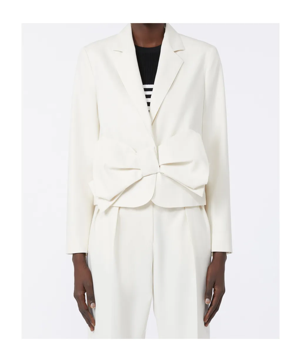 Cotton Twill Cropped Jacket