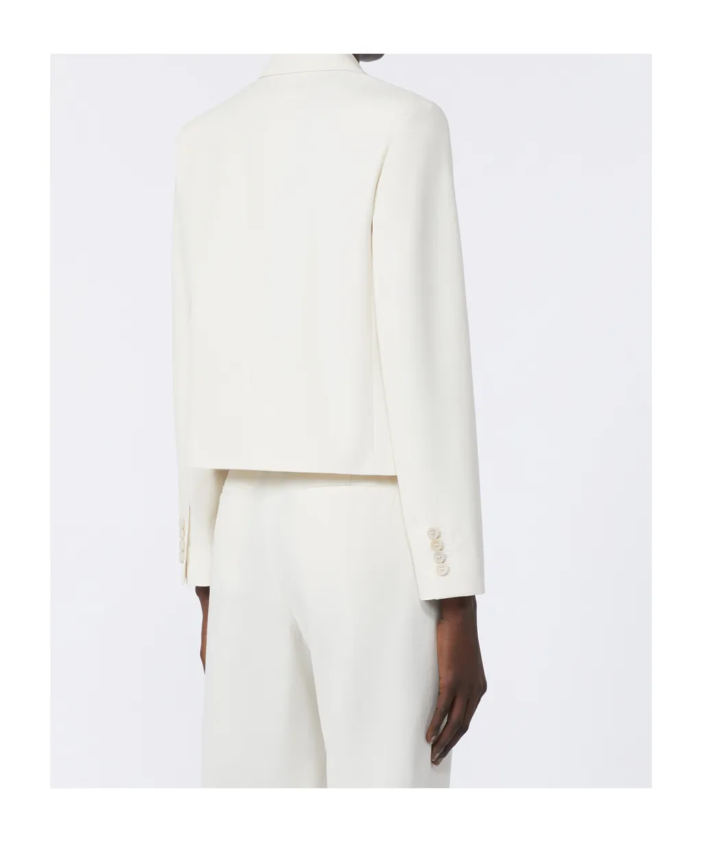 Cotton Twill Cropped Jacket