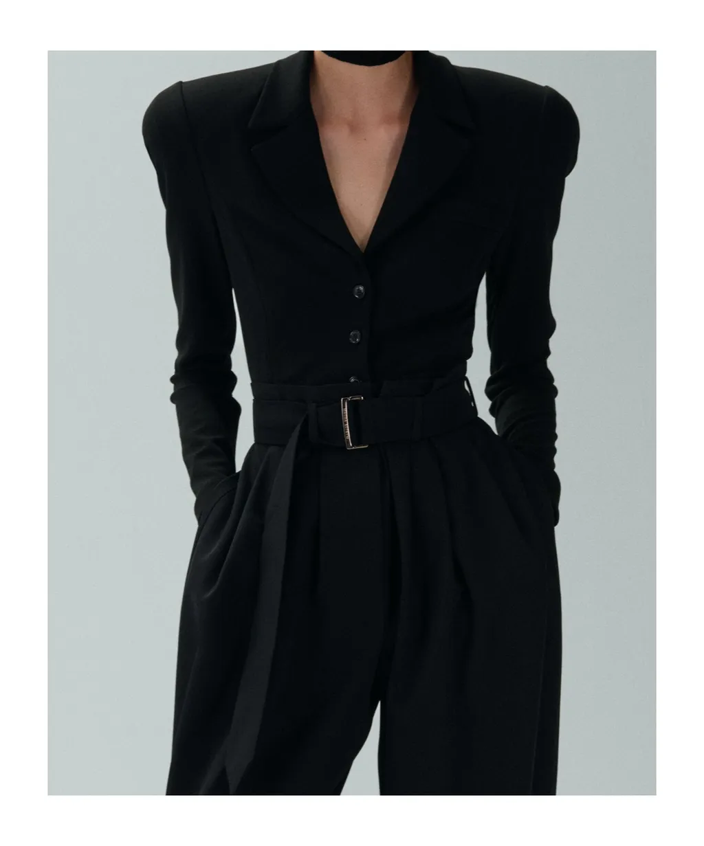 Single-Button Suit Coat