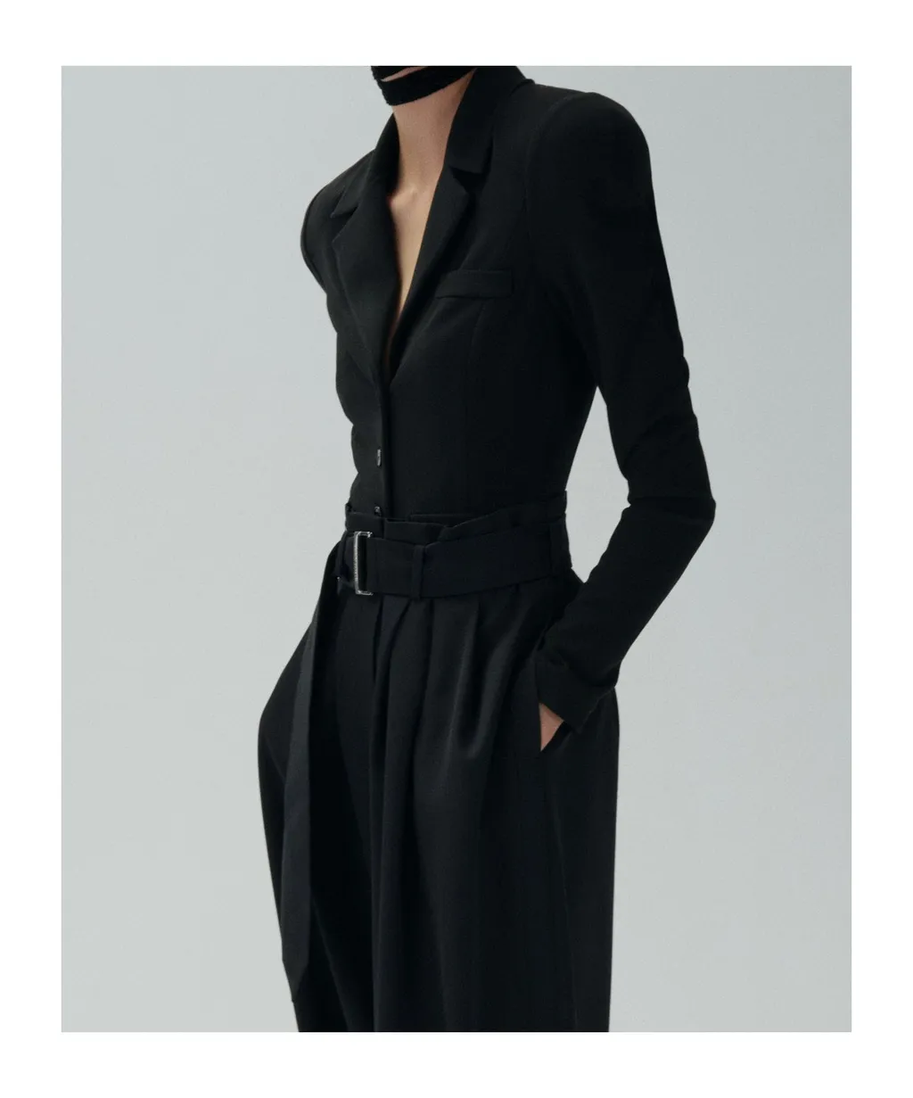 Single-Button Suit Coat