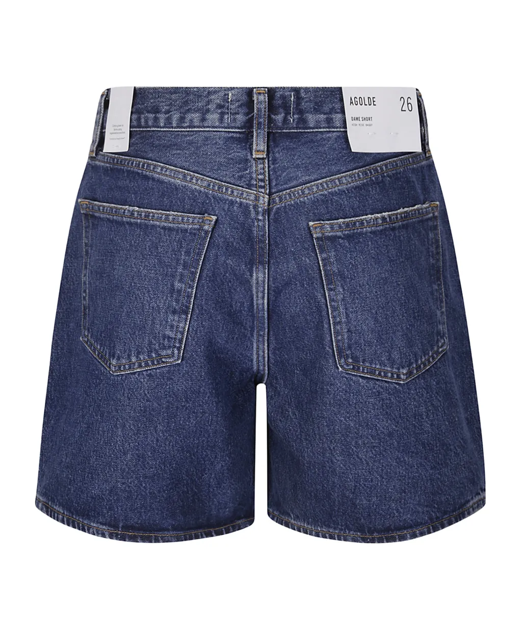 Agolde Dame High-Rise Denim Shorts