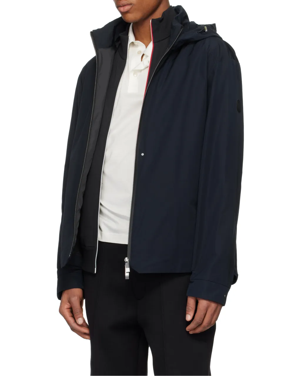 Moncler Lacha Zip-Up Hooded Windbreaker