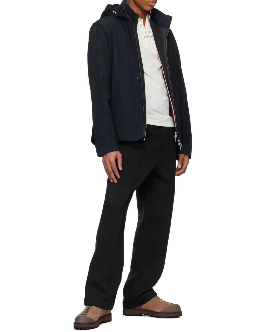 Moncler Lacha Zip-Up Hooded Windbreaker