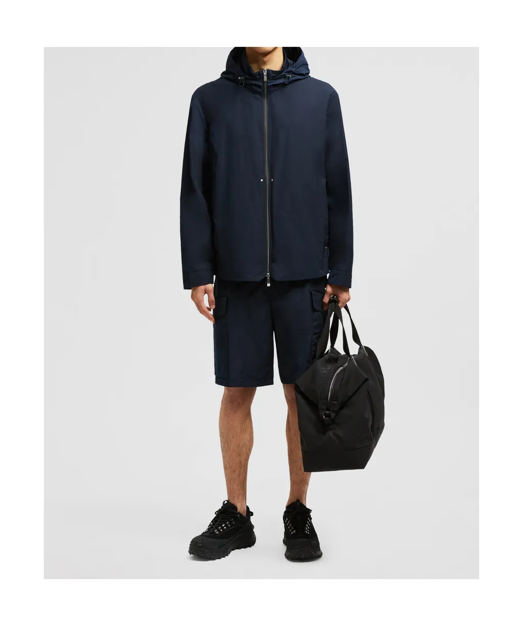 Moncler Lacha Zip-Up Hooded Windbreaker