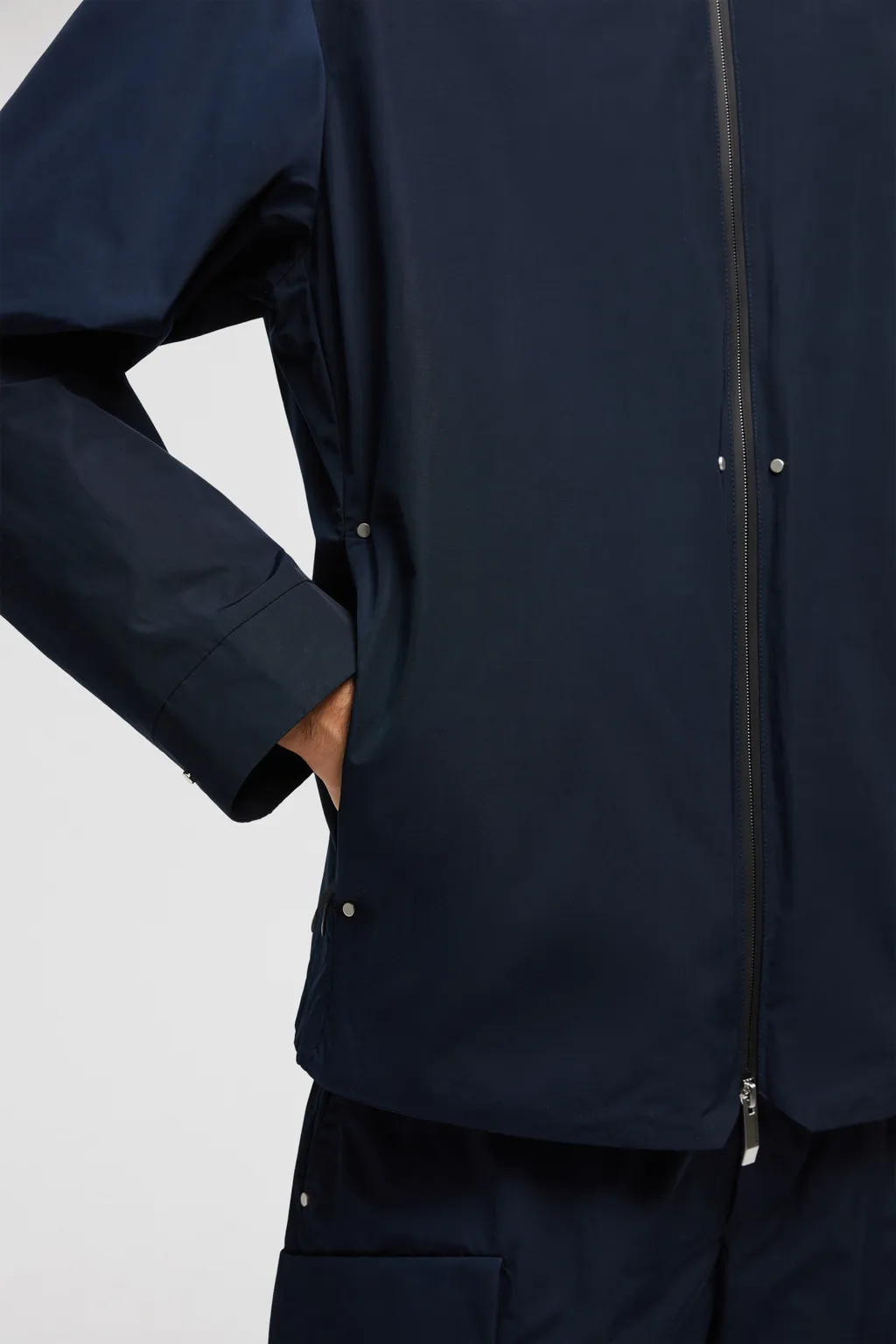Moncler Lacha Zip-Up Hooded Windbreaker