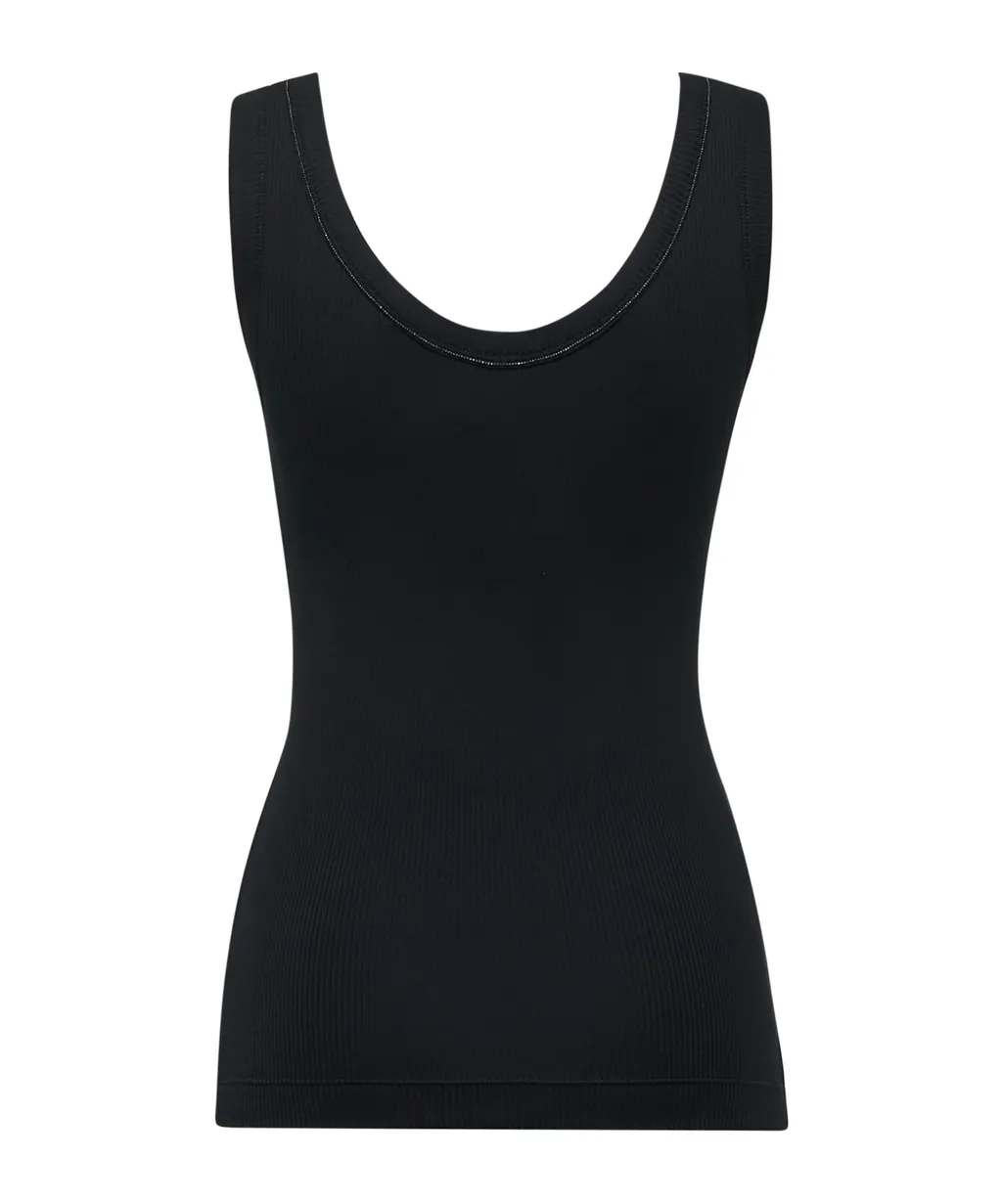 Brunello Cucinelli Scoop Neck Tank Top