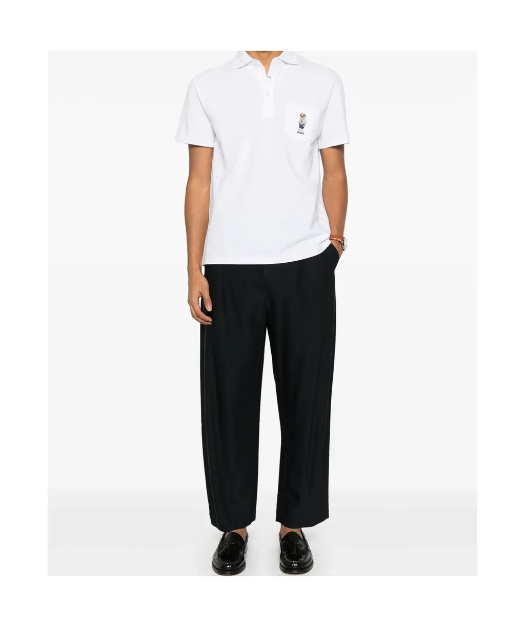 Polo Bear-Patch Polo Shirt